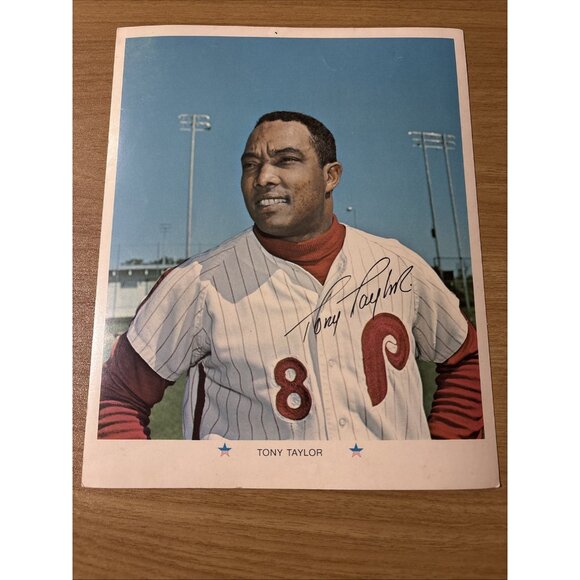 1971 Complete set of 12 Arco 8x10 Philadelphia Phillies Photo Cards Baseball VTG - Picture 8 of 16